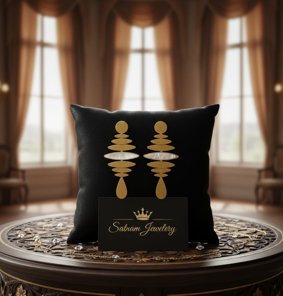 Golden Harmony Luxe Earrings