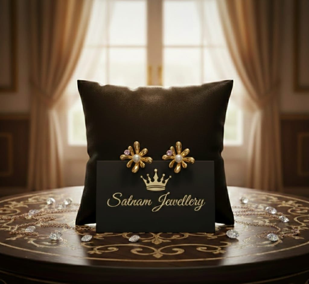 Golden Blossom Radiance Earrings