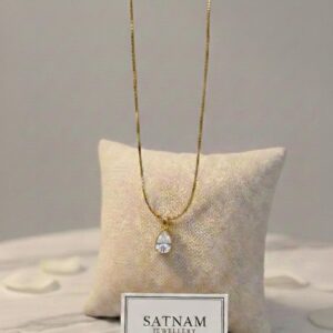 Classic Droplet Diamond Pendant